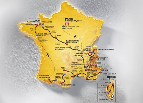 Tour de France 2013 in tv, su Rai ed Eurosport le tappe in diretta e in HD