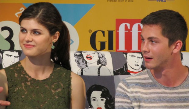 Logan Lerman e Alexandra Daddario al GFF 2013