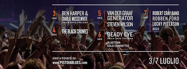 Pistoia Blues Festival 2013 programma: Ben Harper e Beady Eye in esclusiva italiana