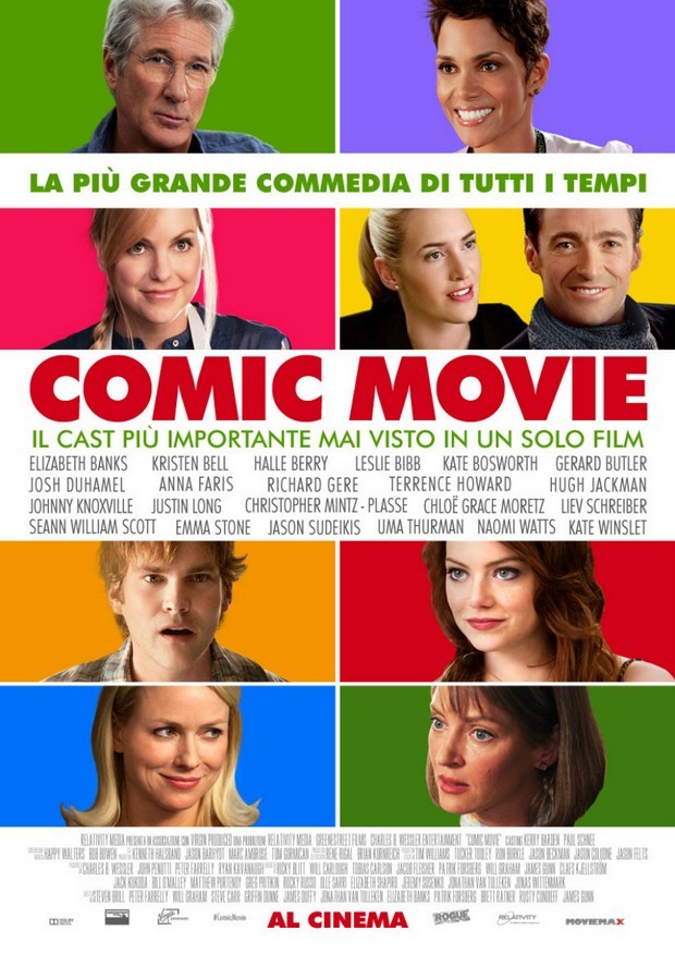 Comic Movie: poster italiano della commedia a episodi