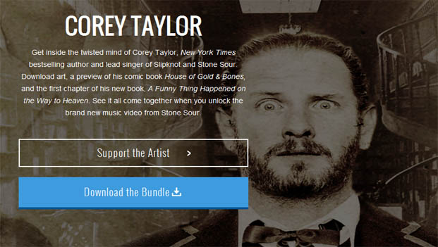 Corey Taylor: download gratis da BitTorrent dei suoi ultimi lavori