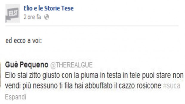 Gue Pequeno contro Elio E Le Storie Tese: cosa è successo?
