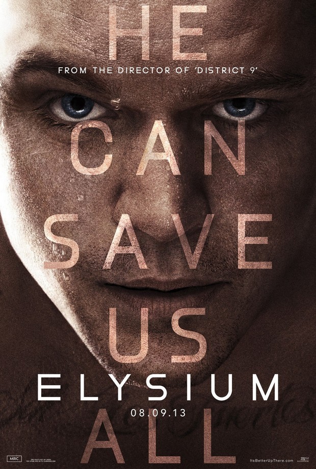 Elysium –  nuova locandina con Matt Damon