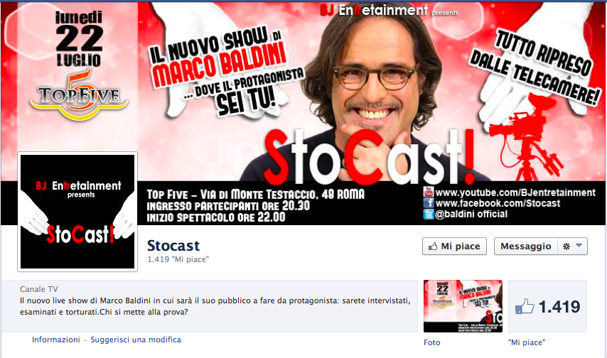 StoCast, Baldini sfida Fiorello sul web. Ma nessuno lo supporta