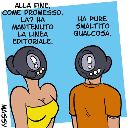 La linea di La7