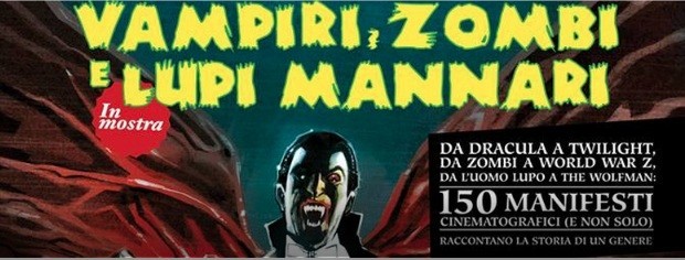 Vampiri, Zombi e Lupi Mannari in mostra con 150 poster e rarità del genere Horror