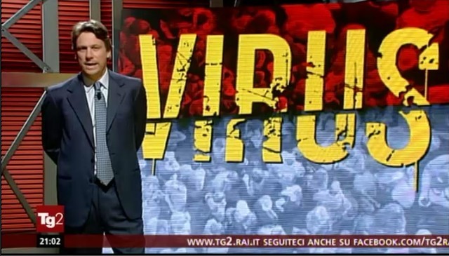 Virus, Nicola Porro su Rai2: la prima puntata – FOTO