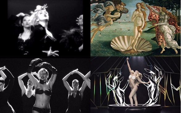 Lady Gaga, Applause: il video tra citazioni e omaggi, da Madonna a Botticelli?