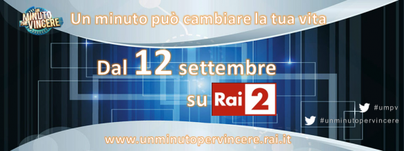 Un minuto per vincere torna giovedì 12 settembre su RaiDue. Al via l’interazione sul web