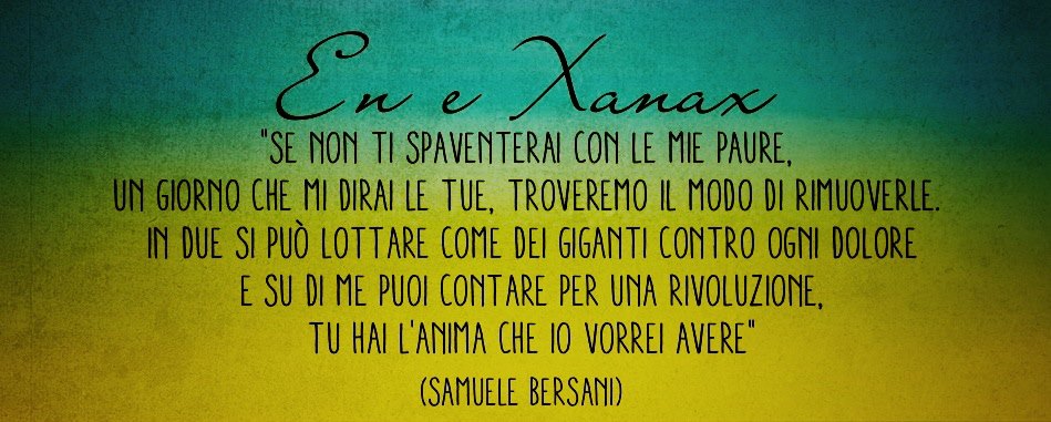 Samuele Bersani, En E Xanax: testo e audio