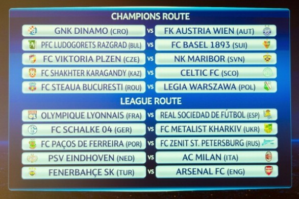 Champions League in Tv, 21 agosto 2013: Fenerbahçe – Arsenal su Rete 4