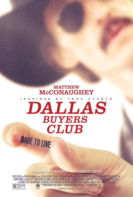 Dallas Buyers Club – locandina e immagini per il film con Matthew McConaughey