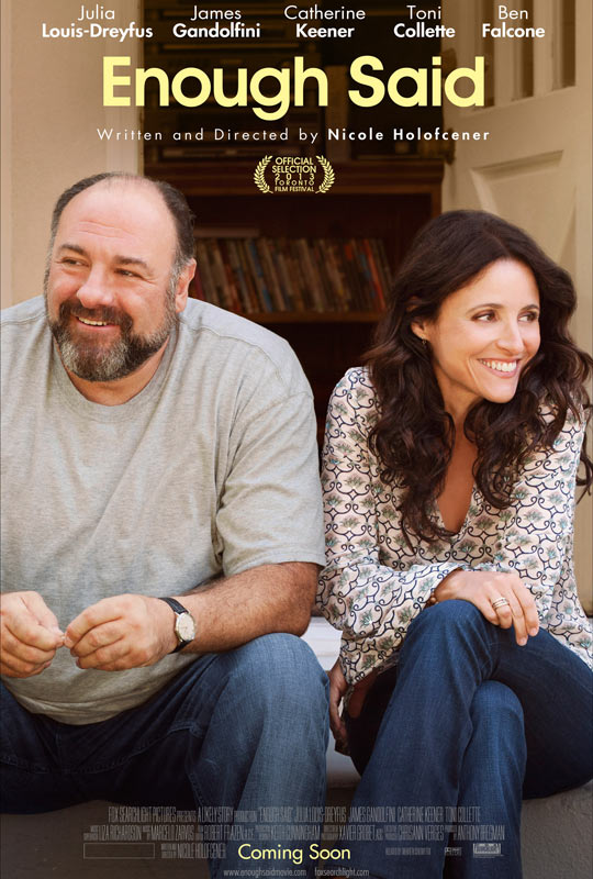Enough Said – locandina per la commedia con James Gandolfini