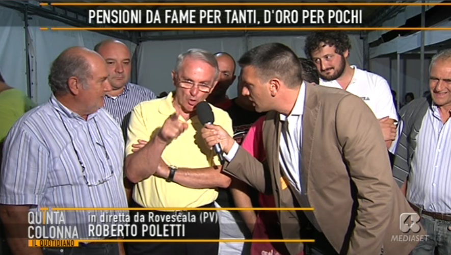 Quinta colonna il Quotidiano, puntata lunedì 26 agosto 2013