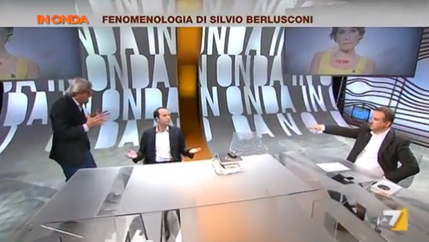 In Onda, lo scontro tra Vittorio Sgarbi e David Perluigi (video)