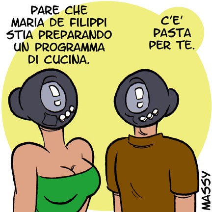 Maria in cucina