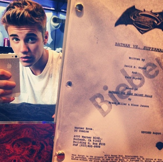 Batman vs Superman: Justin Bieber non sarà nel cast