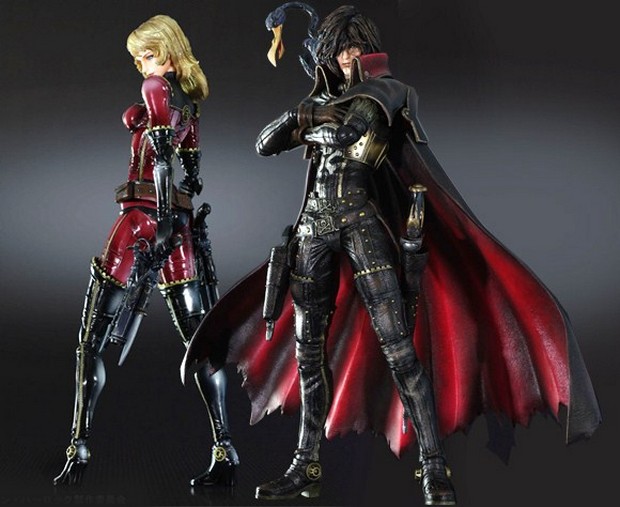 Capitan Harlock 3D: prime action figures targate Square-Enix