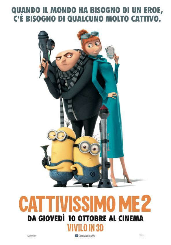 Cattivissimo Me 2: la locandina italiana