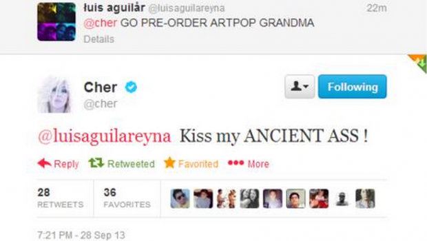 Cher contro Artopop di Lady Gaga su Twitter: “Preordinarlo? Non ci penso nemmeno”