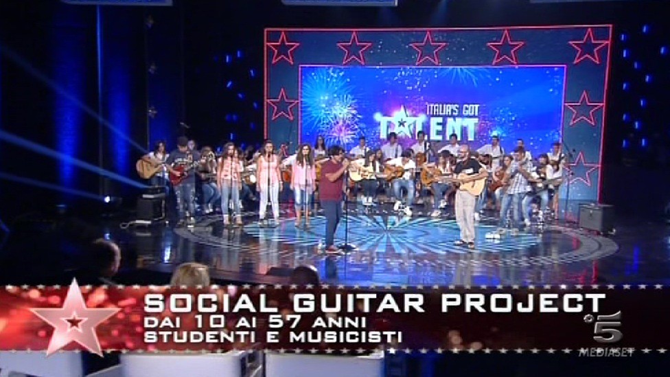 Social Guitar Project, cantanti ad italia s got talent