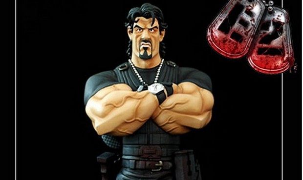 I Mercenari – The Expendables: statua versione comic e bobble head di Sylvester Stallone