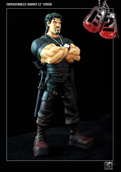I Mercenari – The Expendables: statua versione comic e bobble head di Sylvester Stallone (foto)