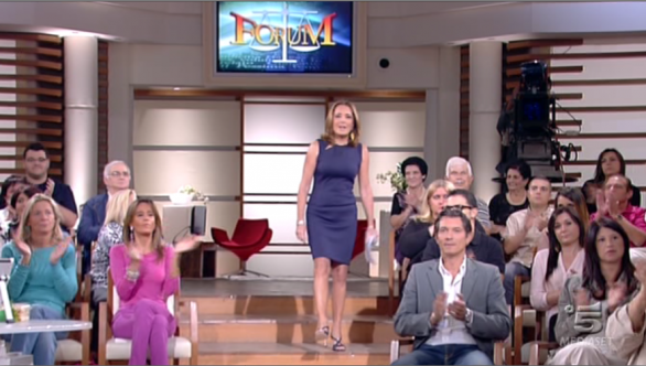 Barbara Palombelli a Forum: “A Roma una catastrofe, abbiamo rischiato di non andare in onda”