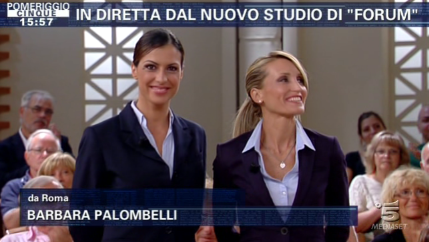 Forum, Giada e Valeria nuove vallette