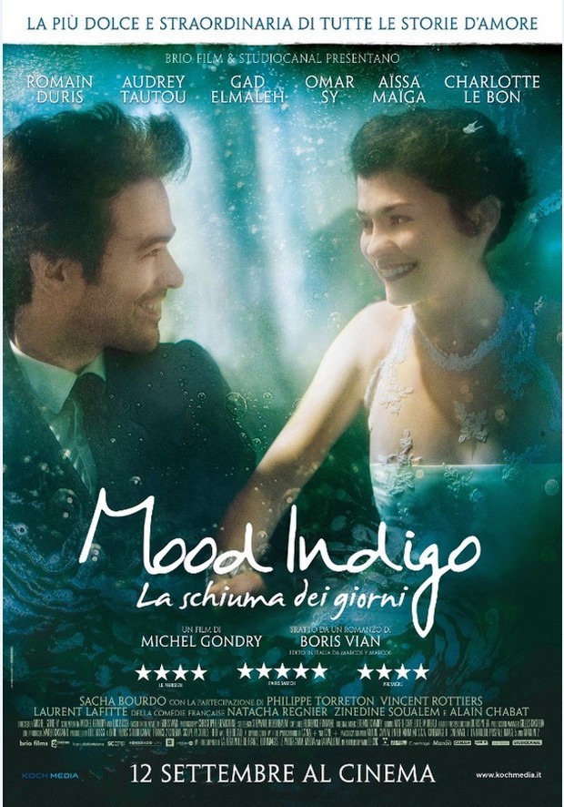 Mood Indigo – La schiuma dei giorni: locandina italiana del film di Michel Gondry