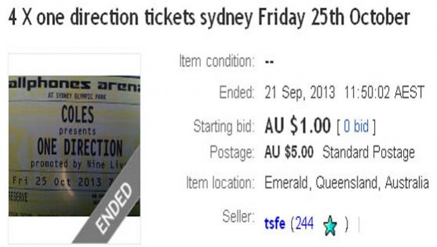 Madre vende su eBay biglietti degli One Direction: punizione esemplare per la figlia