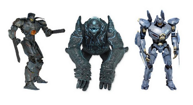 Pacific Rim, action figures serie 2: Striker Eureka, Leatherback e il Gipsy Danger “battle damage”
