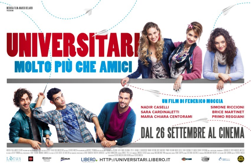 Universitari – molto più che amici: Federico Moccia torna al cinema – ecco la locandina ufficiale
