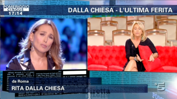 Rita Dalla Chiesa twitta il promo de La prova del cuoco e si sfoga: “Per Forum ho perso la salute. Palombelli, ridi di più”