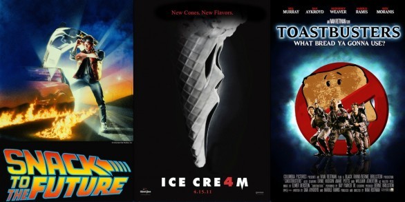 Snack To The Future: poster di film famosi da gustare