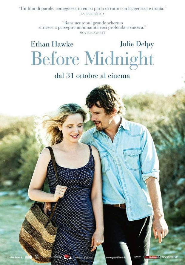 Before Midnight: locandina italiana del sequel di Prima dell’alba e Prima del tramonto