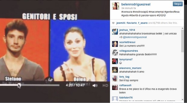 Le Iene, Mediaset oscura l’intervista doppia di Belen e De Martino contro Barbara d’Urso perché “diffamatoria”