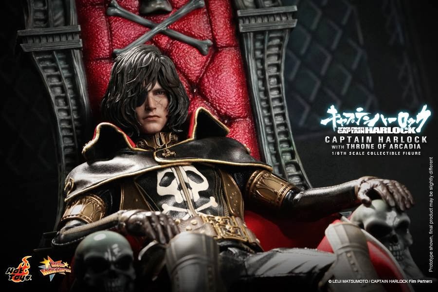 Capitan Harlock 3D – l’action figure Hot Toys del nuovo film d’animazione