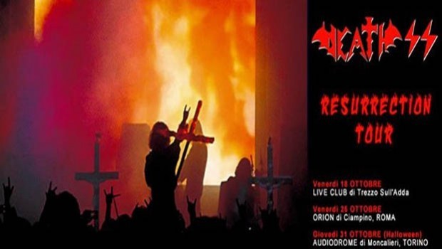 Death SS, tour Ottobre: tre concerti a Trezzo, Roma, Torino