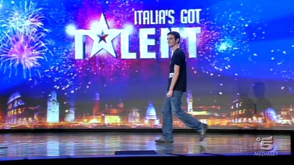Francesco Tedde, giocatore di videogiochi ad Italia s got talent