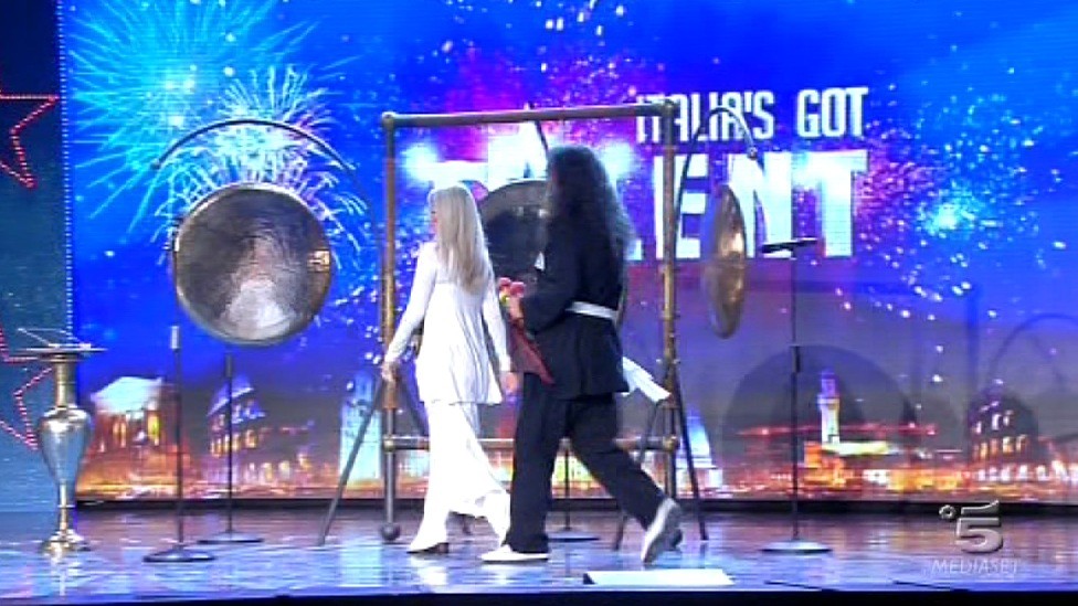 Marcello Calasso e Gisella Alberto ad Italia s got talent