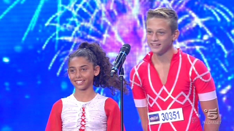 Martina Ragone e Milo Calza, ballerini ad Italia s got talent