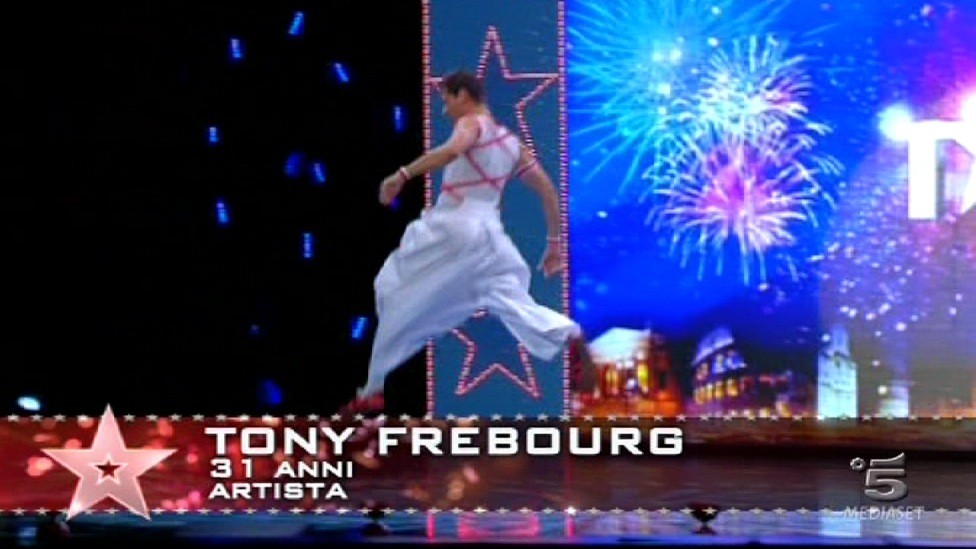 Tony Frebourg ad Italia s got talent