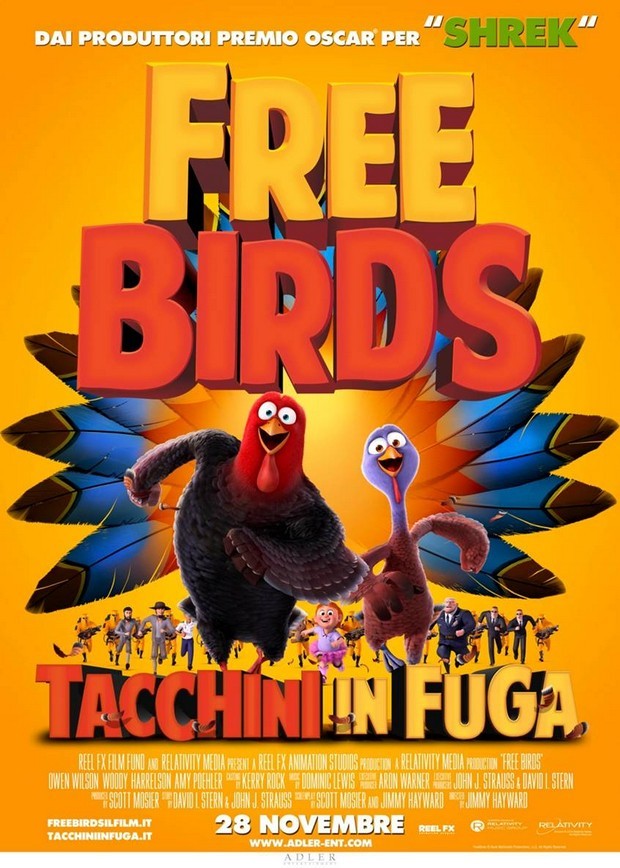 Free Birds – Tacchini in fuga: locandina italiana