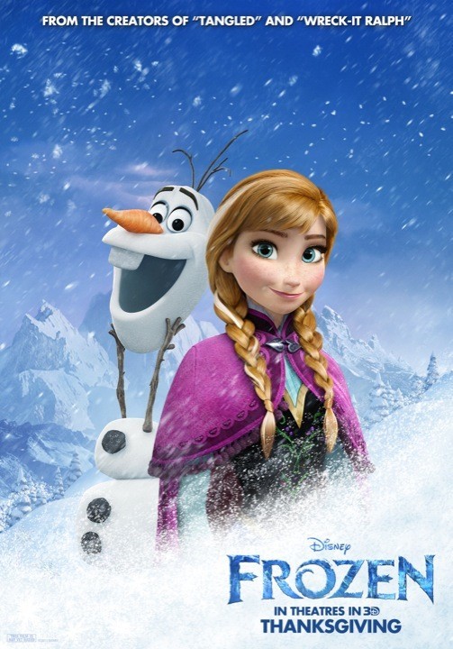 Frozen – Il regno di ghiaccio: 4 character poster
