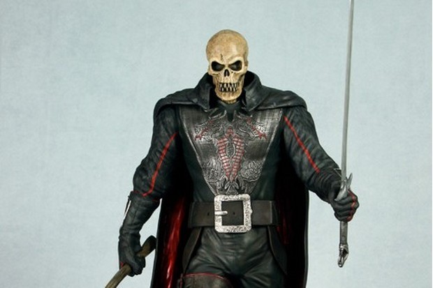 Halloween gadget, Il mistero di Sleepy Hollow: statua del cavaliere senza testa