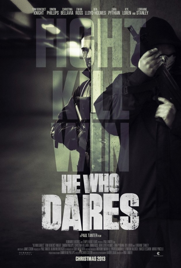 He Who Dares: poster dell’action-thriller di Paul Tanter