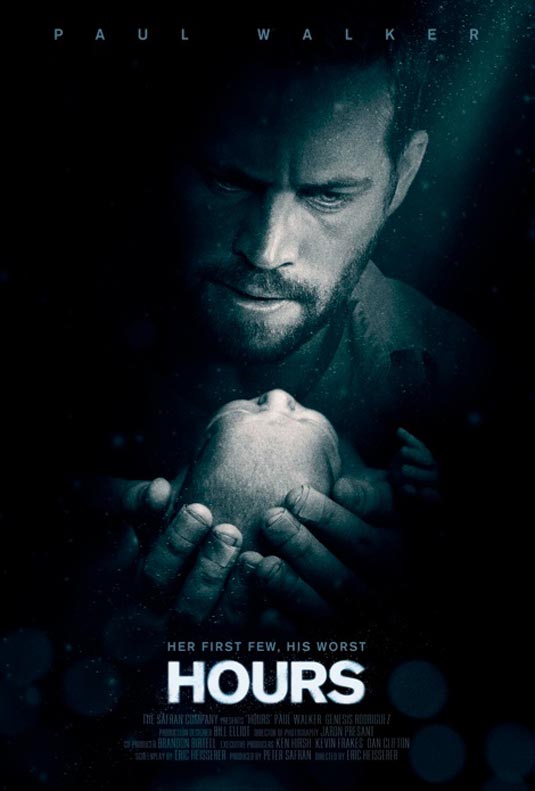 Hours – poster del dramma action con Paul Walker