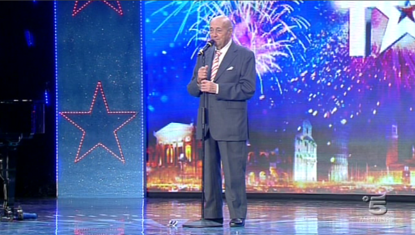 Renato Salvadori, cantante pensionato a Italia’s got talent