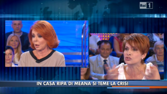 La vita in diretta: rissa trash (appena sfiorata) tra Marina Ripa Di Meana e Alda D’Eusanio
